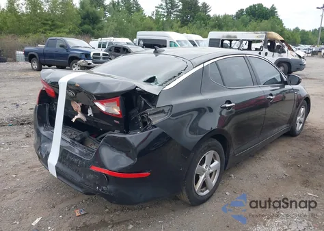 2014 Kia Optima Lx z USA, uszkodzony, nr VIN 5XXGM4A7XEG283874